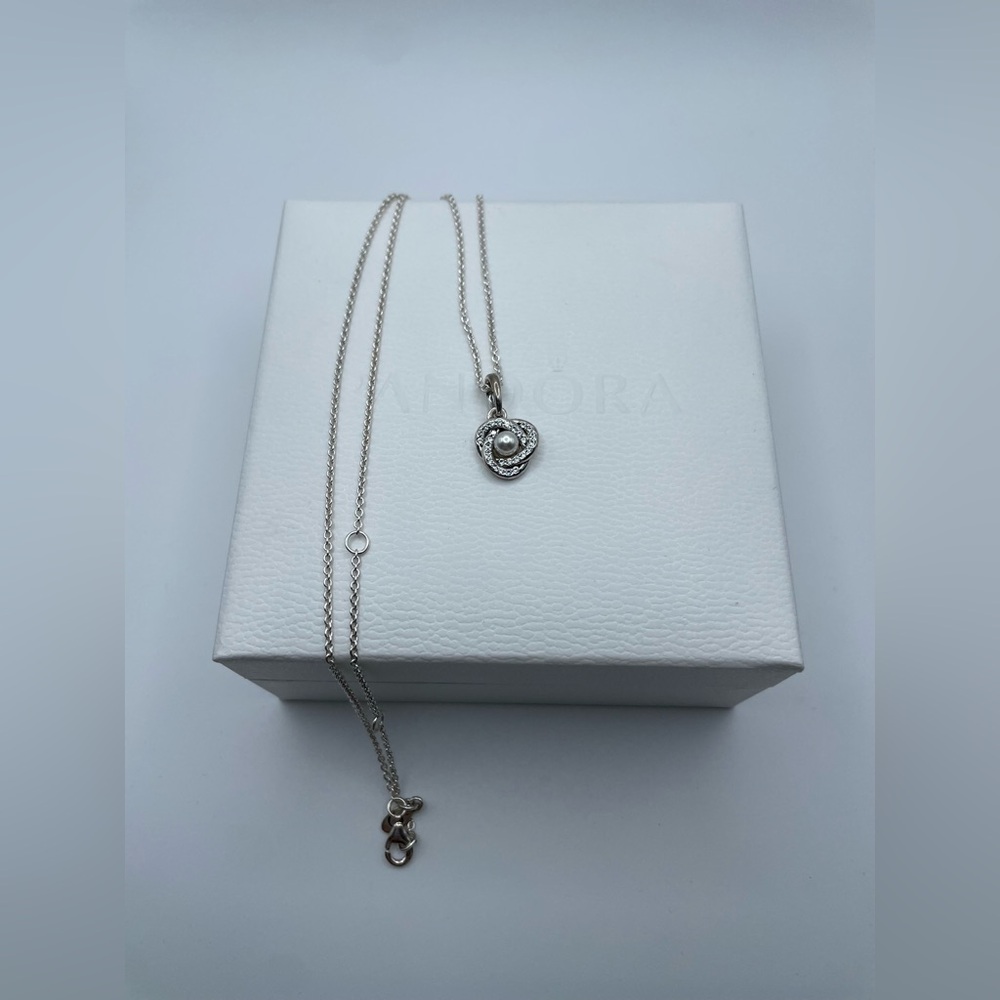 SOLD! Pandora Sterling Silver Necklace 100% Authentic